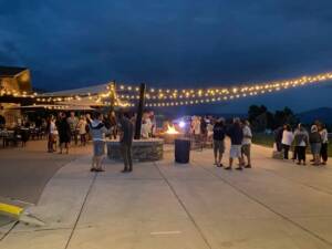 music on the patio at Wolf Creek